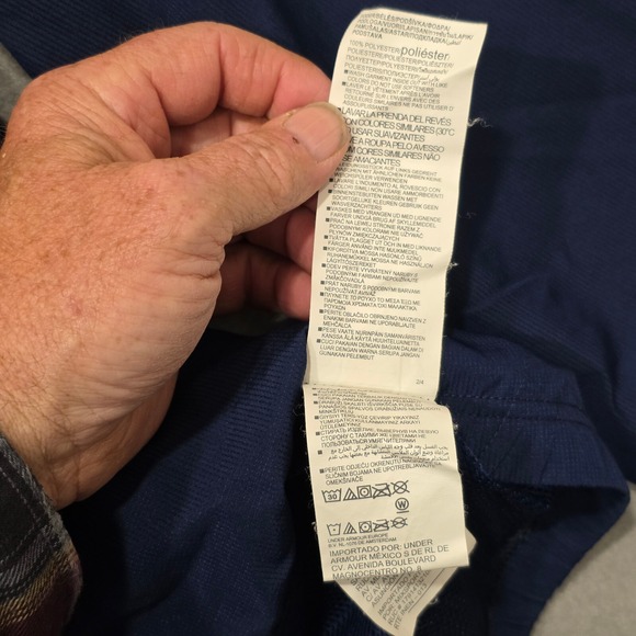 Under Armour Mens Blue Long Sleeve Quarter Zip Wind Breaker Size Medium - Picture 6 of 9